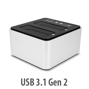 (*) OWC Drive Dock USB 3.2 (10Gb/s) Dual Drive Bay Solution